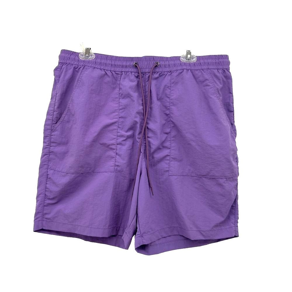 PacSun Lavender Purple Drawstring Volley Shorts